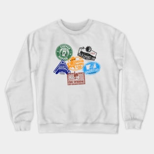 Staycation Passport Crewneck Sweatshirt